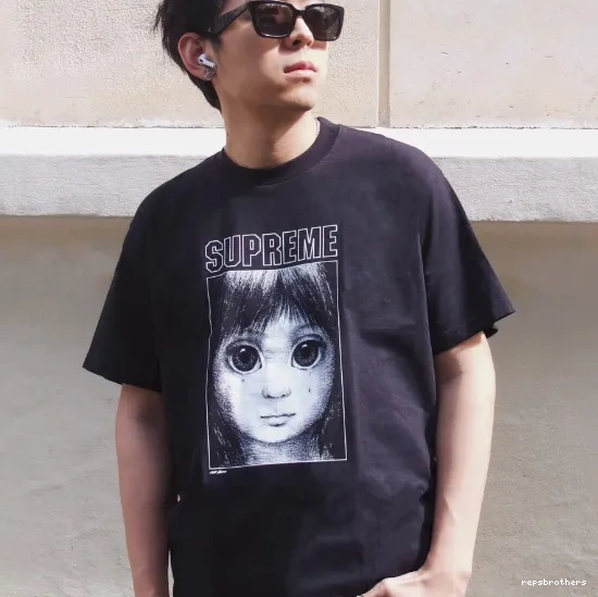 White M Big Manga 24SS Tears Teardrop XL Keane Tee S Black L Margaret and 0706